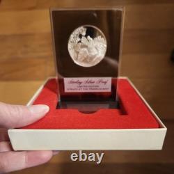 1973 Sterling Silver Proof Franklin Mint Country Christmas