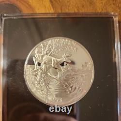 1973 Sterling Silver Proof Franklin Mint Country Christmas