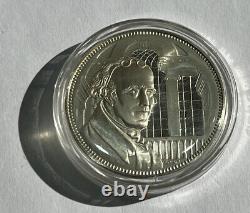 1973 US USA FM Benjamin Rush Bicentennial Council Old Proof Silver Medal