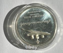 1973 US USA FM Benjamin Rush Bicentennial Council Old Proof Silver Medal