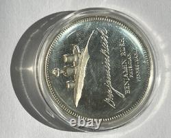 1973 US USA FM Benjamin Rush Bicentennial Council Old Proof Silver Medal