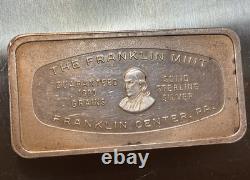 1973-solid 1000 Grains Sterling Silver, Antique, Number 25 Franklin Mint