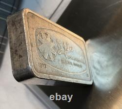 1973-solid 1000 Grains Sterling Silver, Antique, Number 25 Franklin Mint