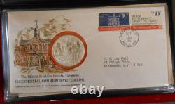 1974 & 1975 First & Second Official Continental Congress Bi Medals And Cachet