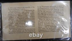 1974 & 1975 First & Second Official Continental Congress Bi Medals And Cachet
