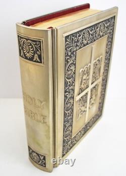 1974/1975 Franklin Mint Family Bible 12oz Sterling Silver King James Version