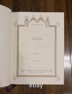 1974/1975 Franklin Mint Family Bible 12oz Sterling Silver King James Version