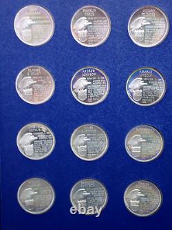 1974 (36 Coin) Sterling Silver PRESIDENTIAL Commemorative Medals. 925 ECC&C, Inc