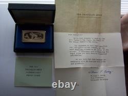 1974 Fathers Day Franklin Mint 1000 Grain Solid Sterling Silver W Box 1974 Fathers Day Franklin Mint 1000 Grain Solid Sterling Silver W Box