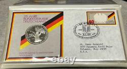 1974 Franklin Mint 25 Jahre Bundesrepublik Deutschland Silver Round OGP