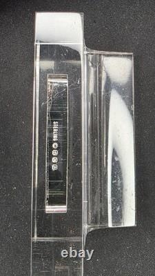 1974 Franklin Mint Father's Day 1000 Grains Sterling Silver Ingot Lucite Display