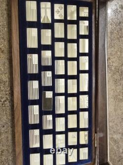 1974 Franklin Mint Great Flags of America Mini-Ingot Collection