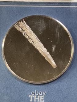 1974 Franklin Mint Sterling Silver Eyewitness Medal Comet Kohoutek