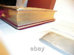 1974 Franklin Mint Sterling Silver Family Holy Bible with Illustrations KJV with Box