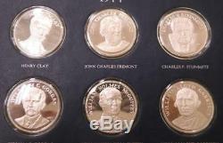 1974 Franklin Series Gallery of Great Americans Sterling Silver 12 Coins