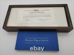 1974 Great Flags Of America 42 Sterling Silver Mini Ingot Flags 7.44 OZT