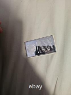 1974 Jaguar XJ12 Auto Bar-Franklin Mint 2.12 Troy oz. 925 Silver Proof Bar