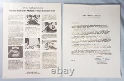 1974 Norman Rockwell Medallic Tribute Robert Frost Proof Set Sterling Silver