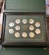 1974 Norman Rockwell Medallic Tribute To Robert Frost Sterling Silver 12 Coins