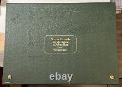 1974 Norman Rockwell Medallic Tribute to Robert Frost Sterling Silver 12 Coins