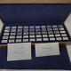 1974 Proof Set Bankmarked Sterling Silver Ingots Franklin Mint = 50 Total Bars