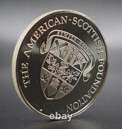 1974 Robert the Bruce King Scotland Scottish Franklin Mint Silver round C4643