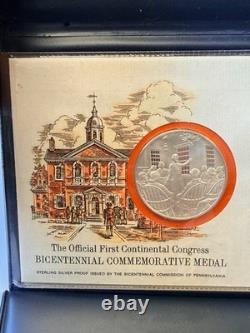 1974 The Official (1st + 2nd) Congress Bicentennial Medal Cachet