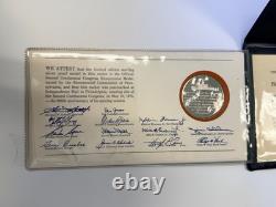 1974 The Official (1st + 2nd) Congress Bicentennial Medal Cachet