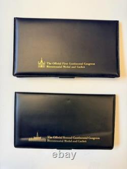 1974 The Official (1st + 2nd) Congress Bicentennial Medal Cachet