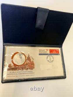 1974 The Official (1st + 2nd) Congress Bicentennial Medal Cachet