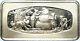 1974 United States Us Franklin Mint Christmas 1 Oz Old Silver Bar Medal I100968