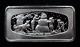 1974 Vintage Christmas Sterling Slab Franklin Mint 2oz Silver 925 Art Bar C1437