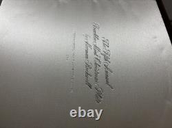 1974 solid Sterling Silver Plate Franklin MintHanging the WreathLimited Ed 925