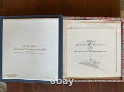 1975 Bicentennial Comm John Hancock Franklin Mint Ltd Ed Silver & Gold Plate