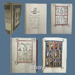1975 Catholic Franklin Mint Sterling Silver FAMILY BIBLE with Illustrations