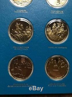 1975 Franklin Mint 24k Gold on Sterling George Washington Medallions