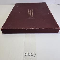 1975 Franklin Mint Norman Rockwell Mark Twain Sterling Silver Ingot Set Framed