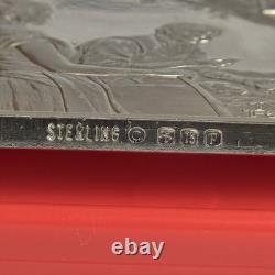 1975 Franklin Mint Norman Rockwell Mark Twain Sterling Silver Ingot Set Framed