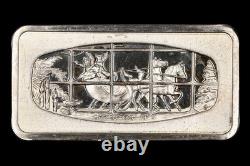 1975 Franklin Mint Silver Holiday Bar Vintage 2oz. 925 Silver 1000 Grains