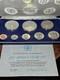1975 Jamaica 8 Coin Silver Proof Set / Franklin Mint Coa, Papers, Box