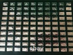 1975 John Pinches 100 Greatest Cars 160g. 925 Silver Miniature Collection