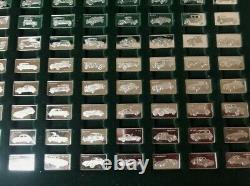 1975 John Pinches 100 Greatest Cars 160g. 925 Silver Miniature Collection