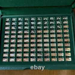 1975 John Pinches 100 Greatest Cars 160g. 925 Silver Miniature Collection