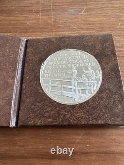 1975 Paul Revere Call to Battle Sterling Silver Proof Medal in Case (3.125 Oz)