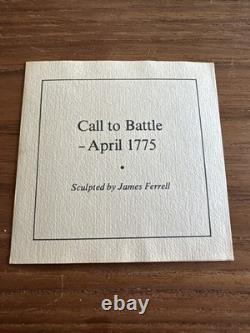 1975 Paul Revere Call to Battle Sterling Silver Proof Medal in Case (3.125 Oz)