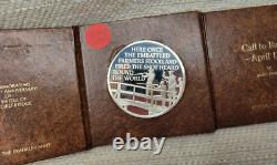 1975 Proof Paiul Revere's Ride Sterling Proof Round 3.5oz Franklin Mint 240323