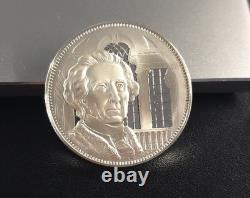 1975 Sterling Silver Charles Carroll Franklin Mint Medal