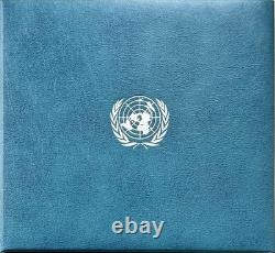 1975 UN Medallic First Day Covers Complete Set Sterling Silver 5 Medals