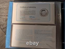 1975 UN Medallic First Day Covers Complete Set Sterling Silver 5 Medals