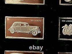 1975 silver mini ingot CENTENNIAL CAR COLLECTION 100pc. Set